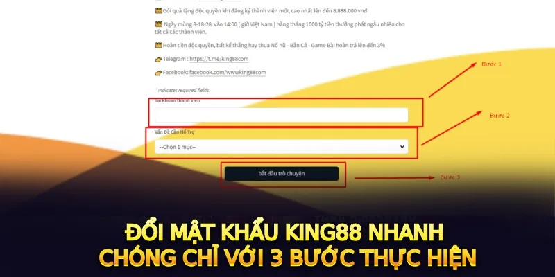 Đổi mật khẩu KUBET nhanh chóng chỉ với 3 bước thực hiện. 