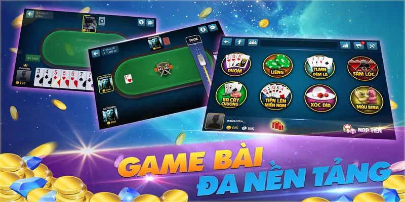 Game bài SG đa nền tảng phong phú, hấp dẫn