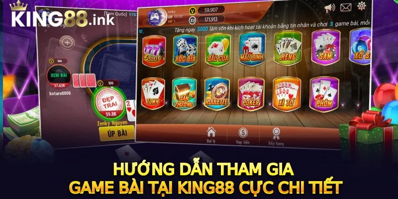 Hướng dẫn tham gia game bài tại KUBET cực chi tiết